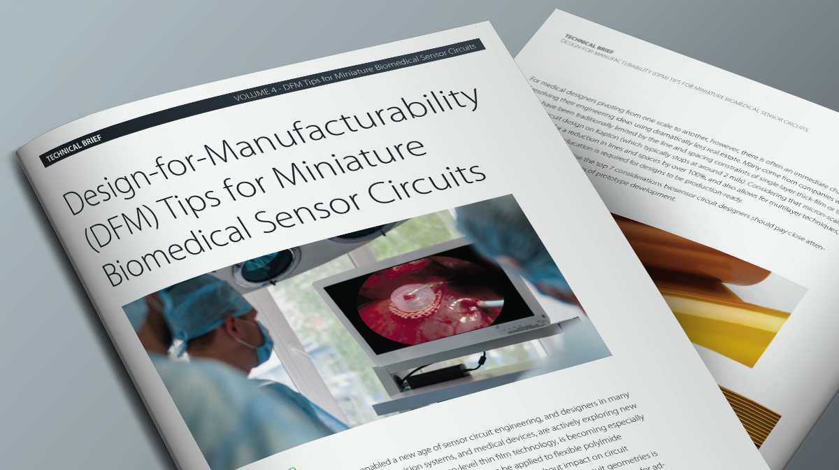 Design-for-Manufacturability (DFM) Tips for Miniature Biomedical Sensor Circuits